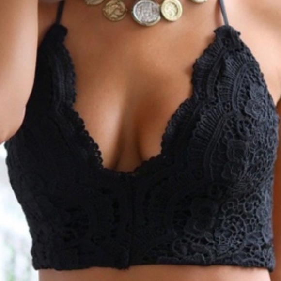 Other - New! Sexy Black Lace Bralette